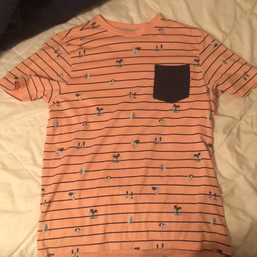 Tropical striped t-shirt